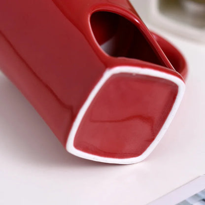 Keramik Fondue-Tasse mit Teelichtfach