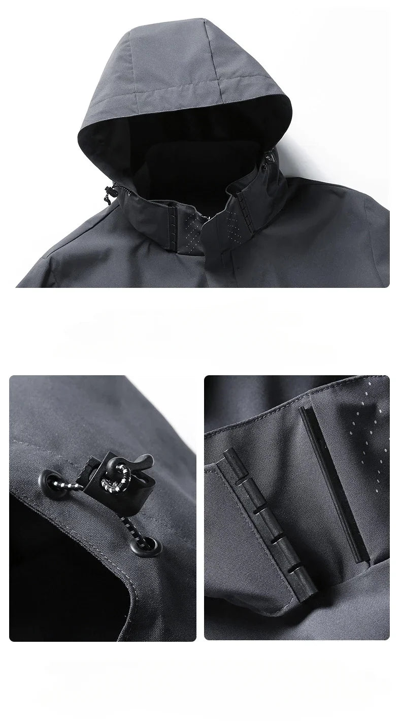 Herren Outdoor-Jacke – Wind & Wetterfest