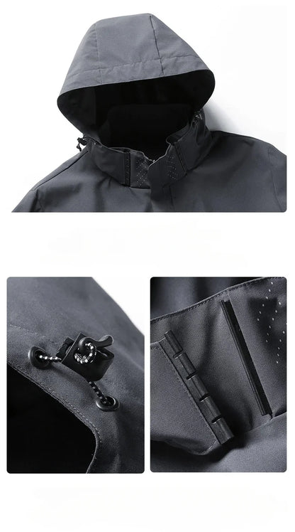 Herren Outdoor-Jacke – Wind & Wetterfest