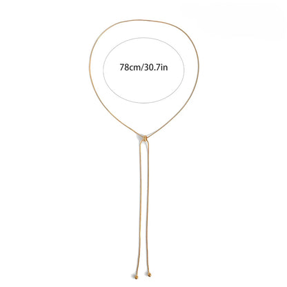 Y-Halskette verstellbar